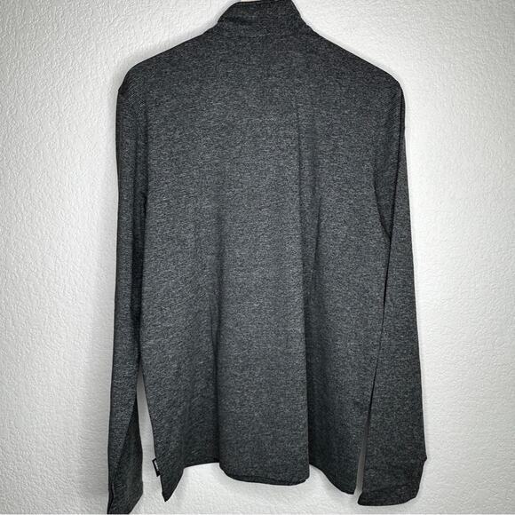 Gerry Long Sleeve 1/4 zip‎ Gray Striped pullover NWT L - Picture 4 of 8